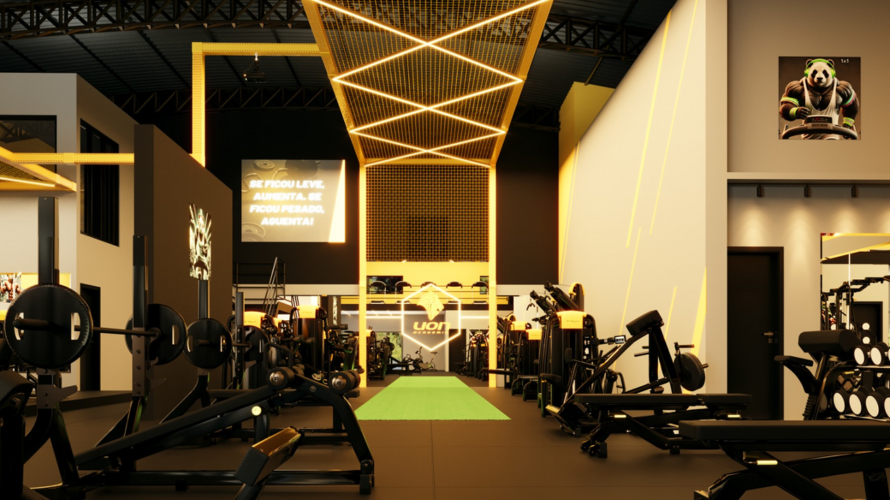 Imagem da estrutura da academia