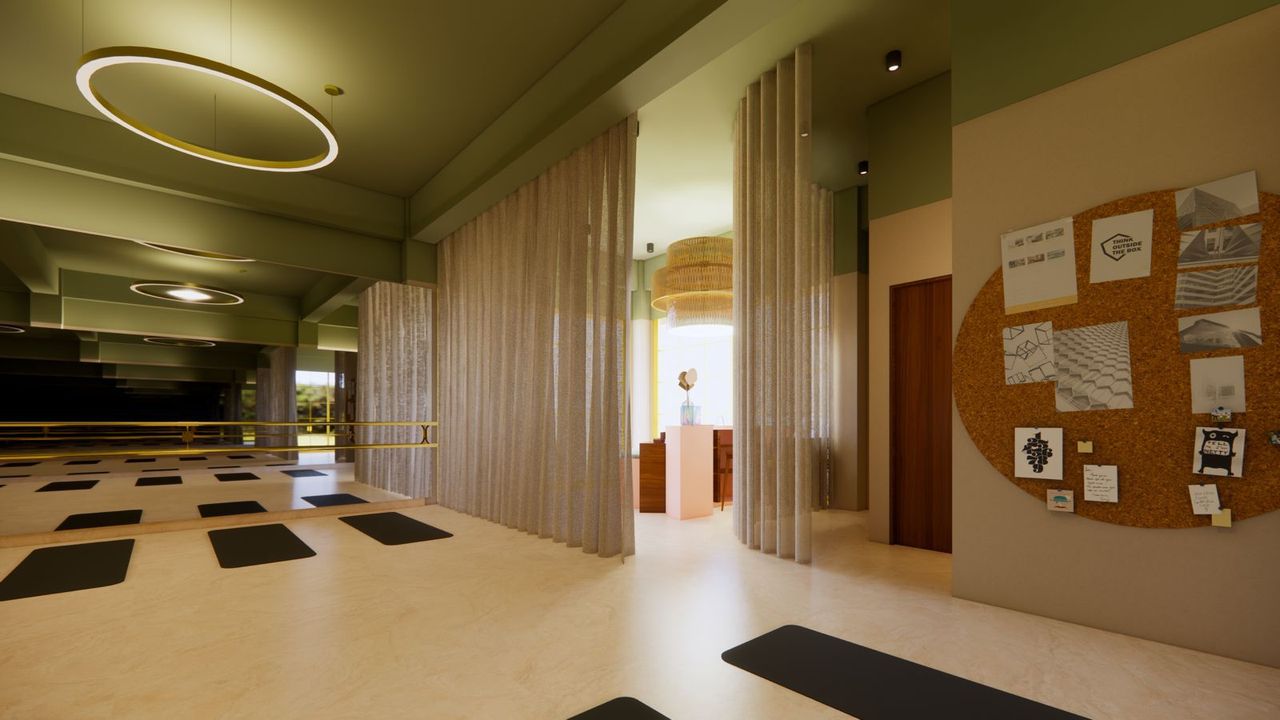 Imagem da estrutura da academia