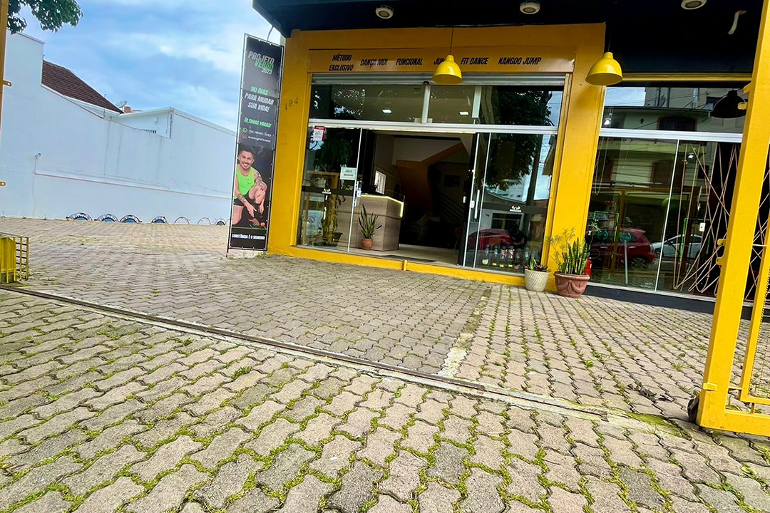 Imagem da estrutura da academia