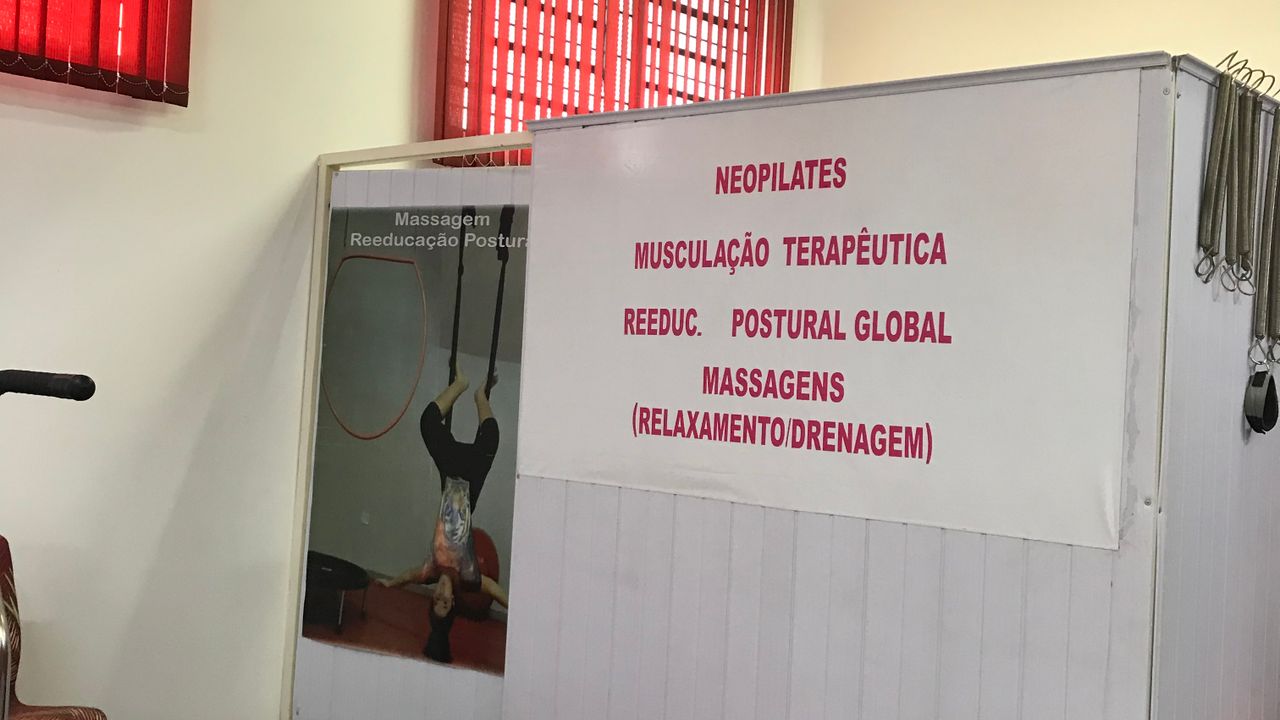 Imagem da estrutura da academia