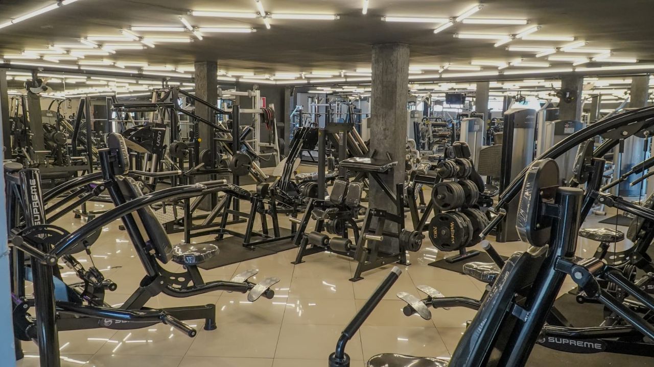 Imagem da estrutura da academia