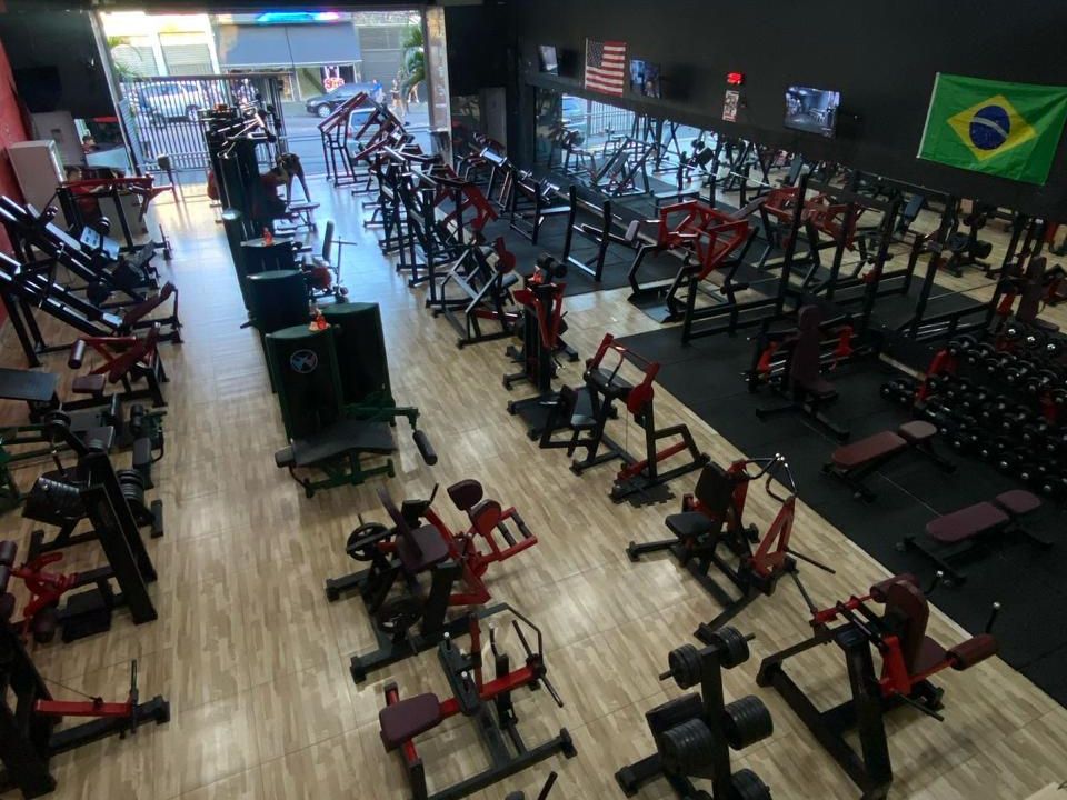 Imagem da estrutura da academia