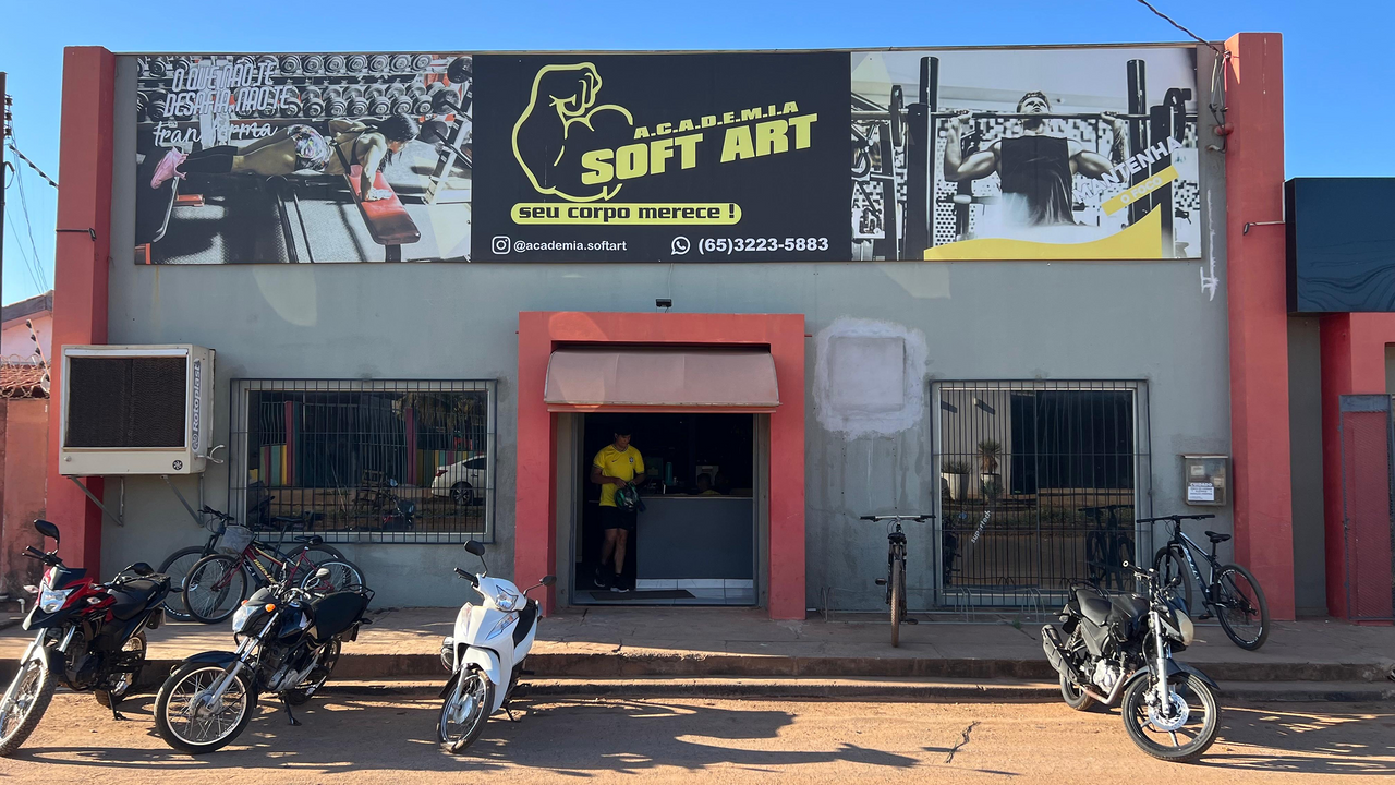 Imagem da estrutura da academia