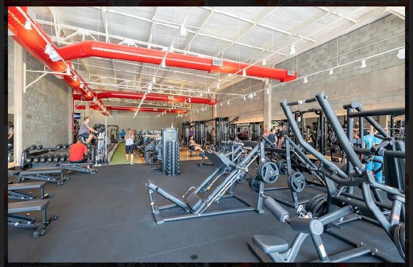 Imagem da estrutura da academia