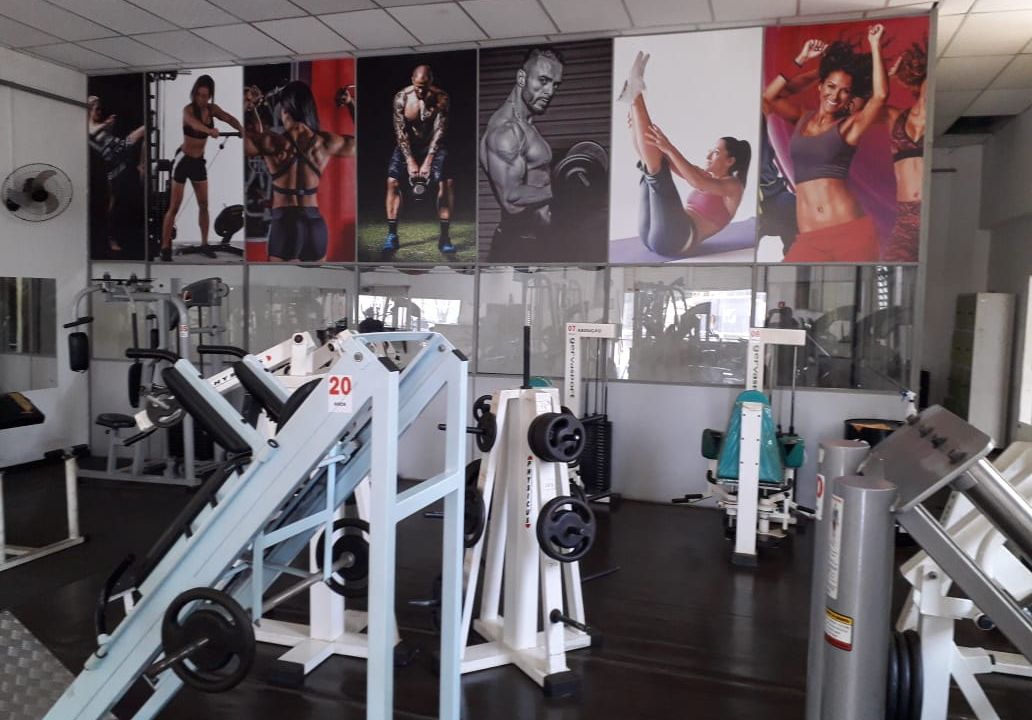 Imagem da estrutura da academia