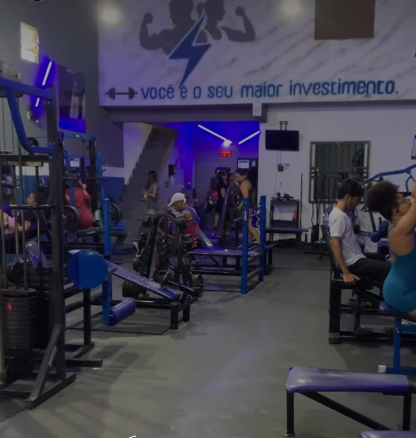 Imagem da estrutura da academia