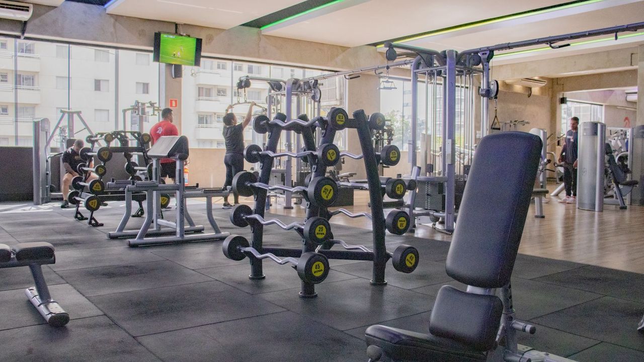 Imagem da estrutura da academia
