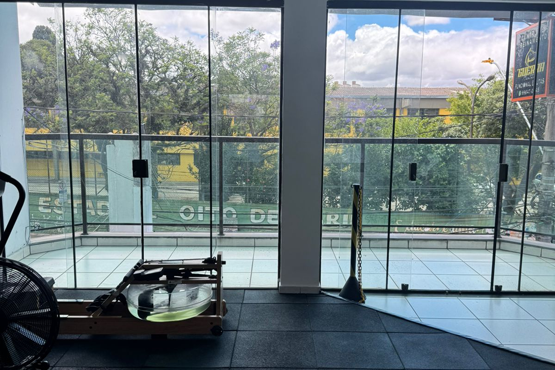 Imagem da estrutura da academia