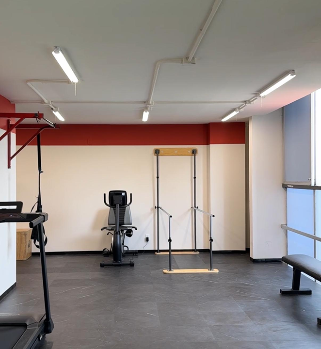 Imagem da estrutura da academia