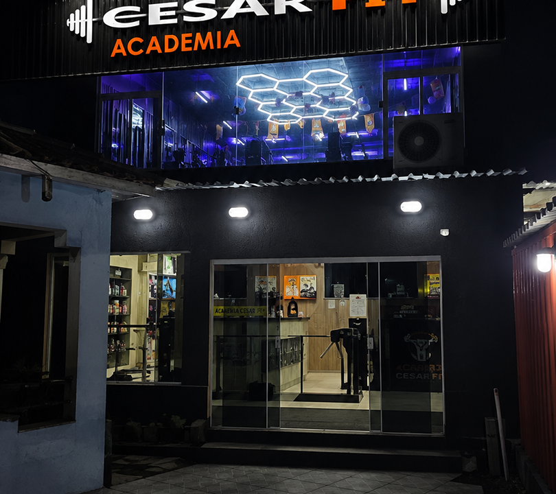 Imagem da estrutura da academia