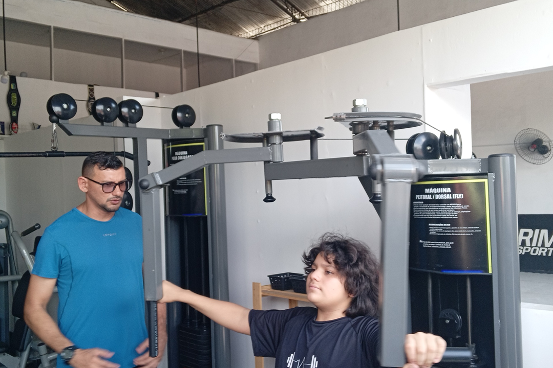 Imagem da estrutura da academia