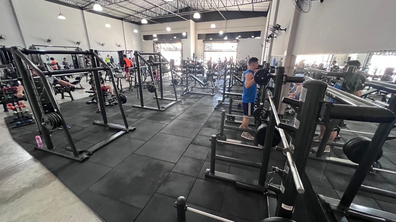 Imagem da estrutura da academia