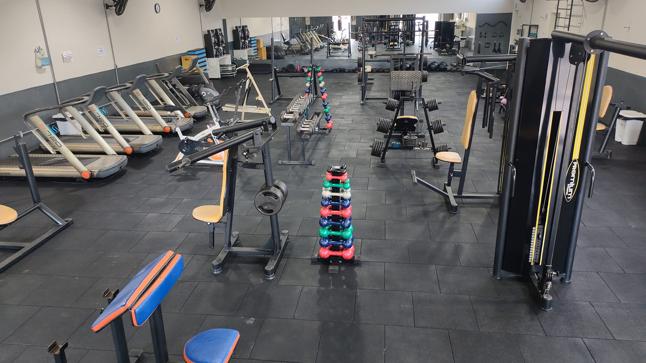 Imagem da estrutura da academia