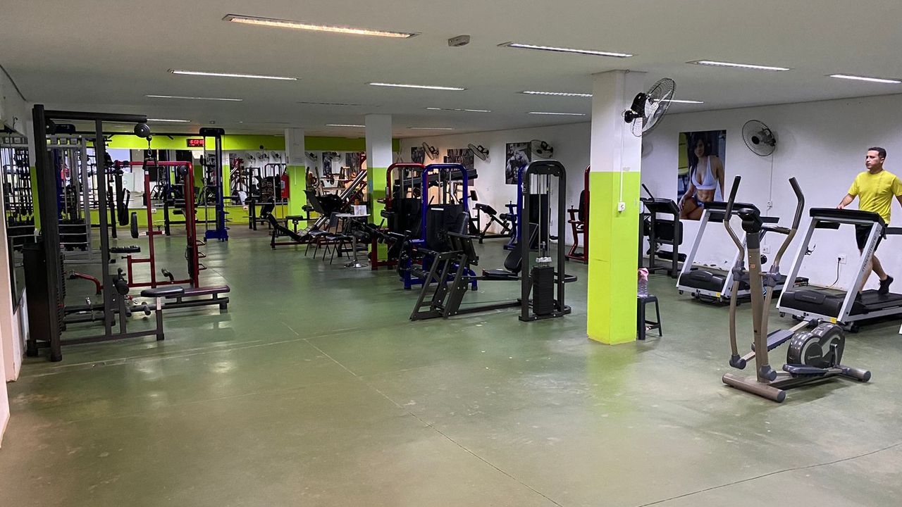 Imagem da estrutura da academia