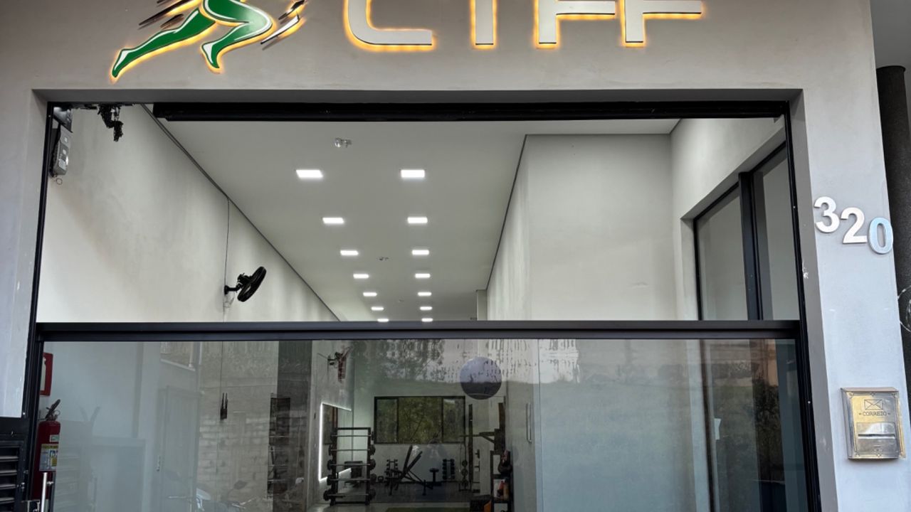 Imagem da estrutura da academia