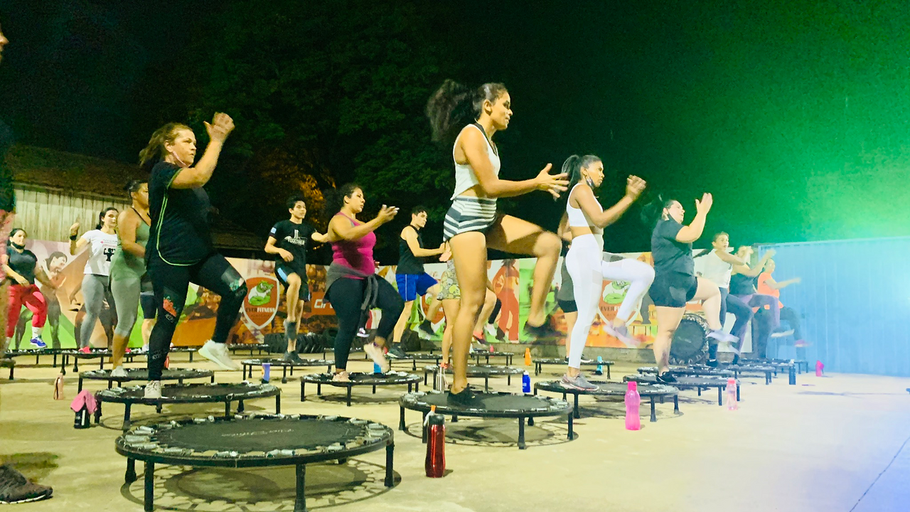 Imagem da estrutura da academia