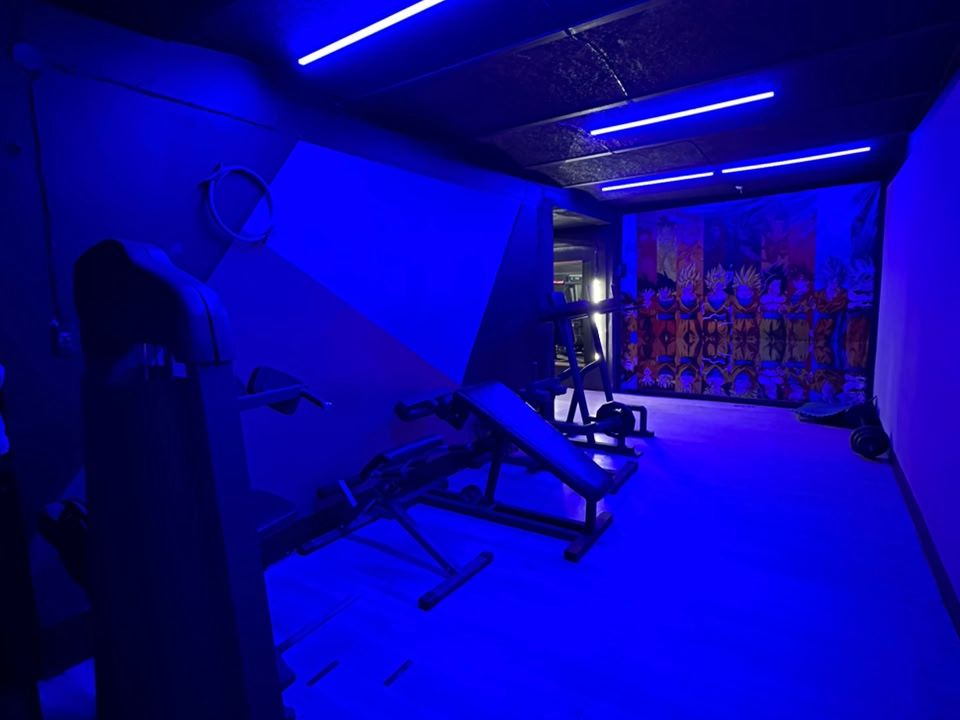 Imagem da estrutura da academia
