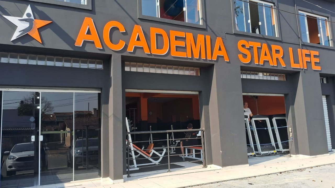 Imagem da estrutura da academia