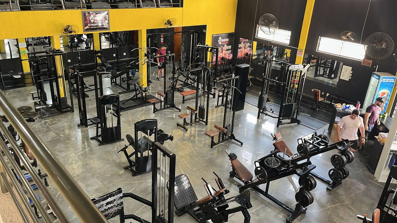 Imagem da estrutura da academia