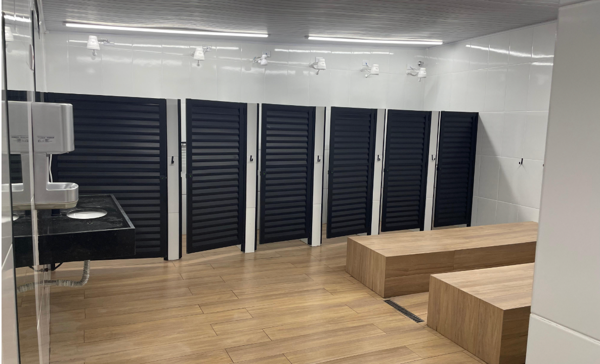 Imagem da estrutura da academia