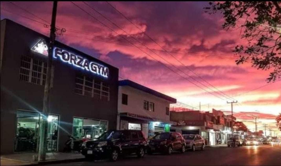 Imagem da estrutura da academia