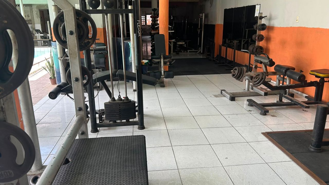 Imagem da estrutura da academia