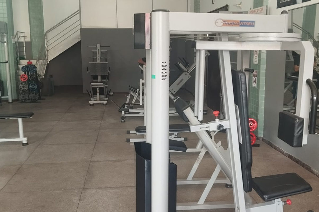 Imagem da estrutura da academia