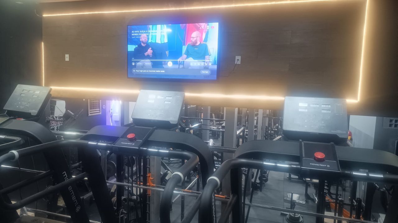 Imagem da estrutura da academia