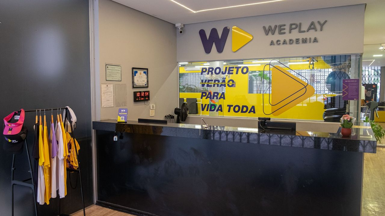 Imagem da estrutura da academia