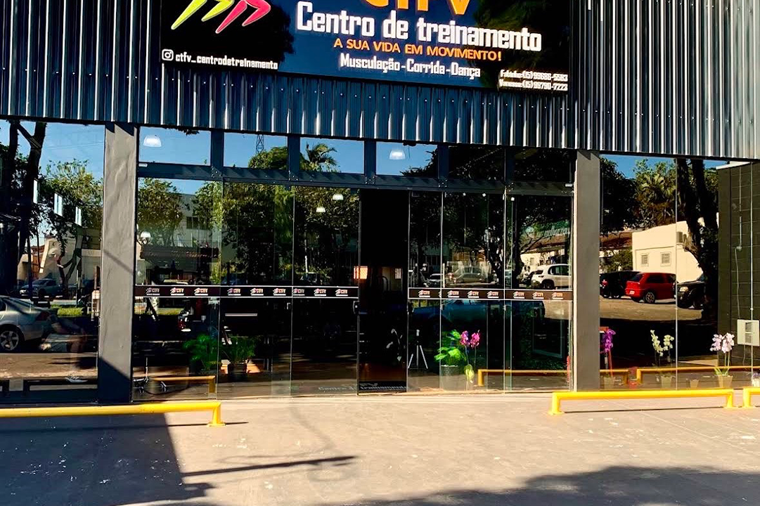 Imagem da estrutura da academia