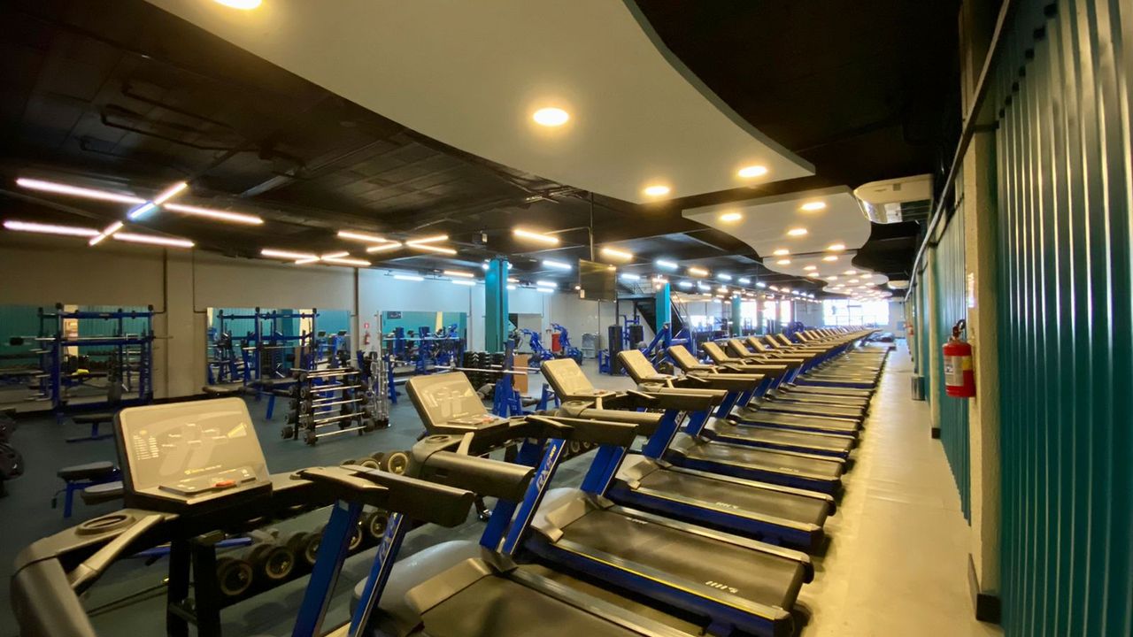 Imagem da estrutura da academia