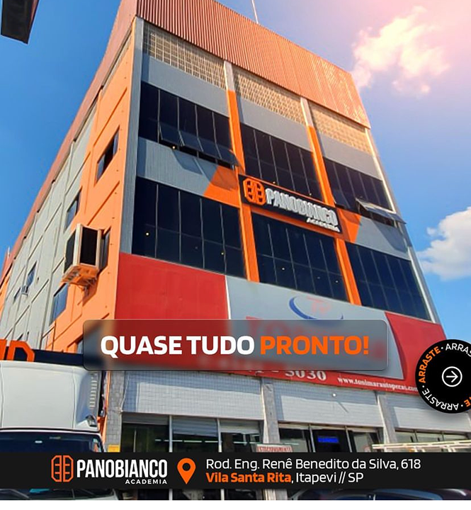 Imagem da estrutura da academia