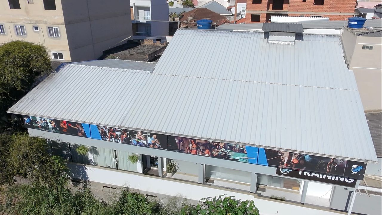 Imagem da estrutura da academia