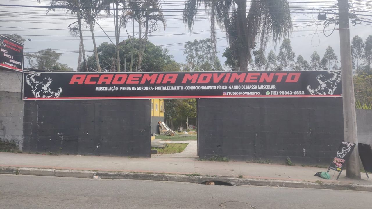 Imagem da estrutura da academia