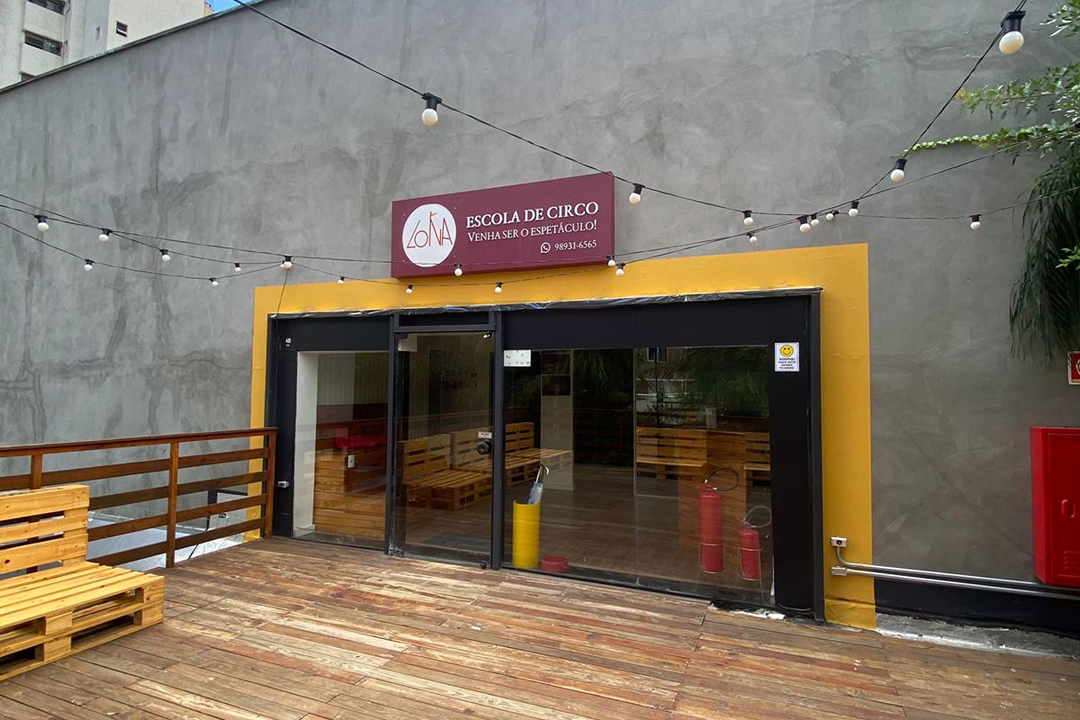 Imagem da estrutura da academia