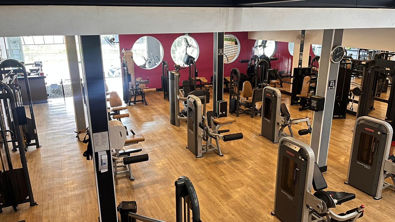 Imagem da estrutura da academia