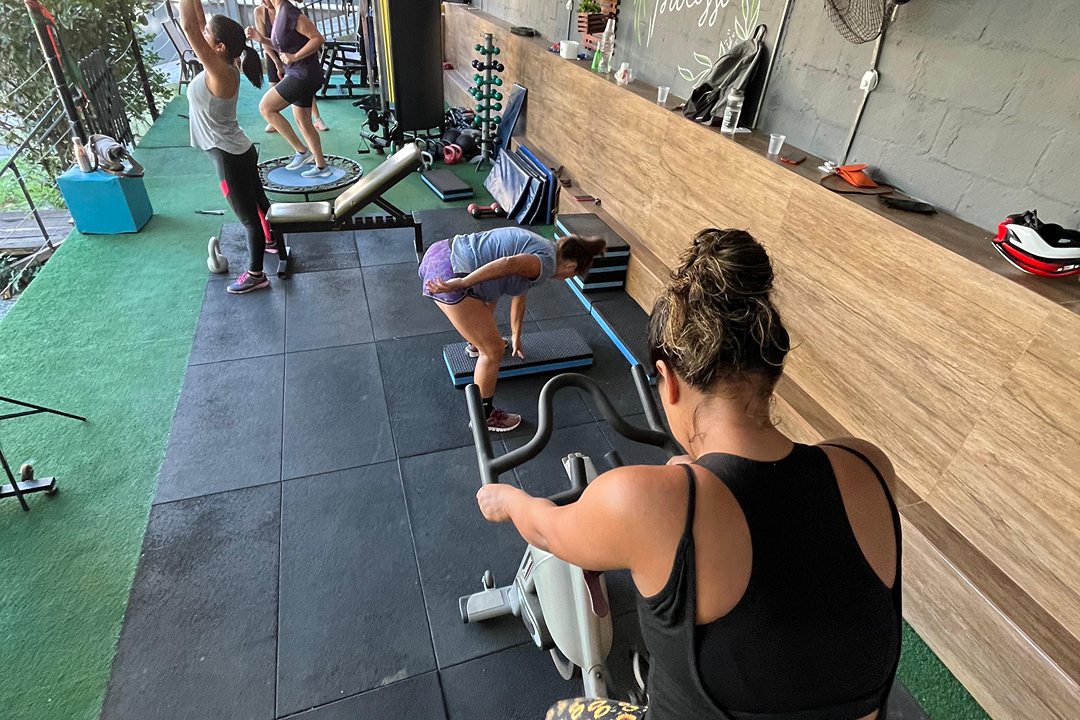 Imagem da estrutura da academia