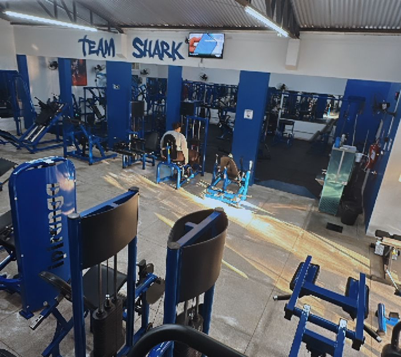 Imagem da estrutura da academia