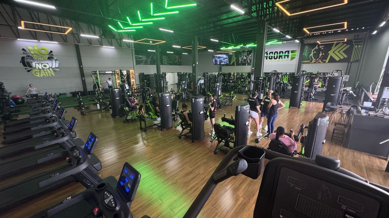 Imagem da estrutura da academia