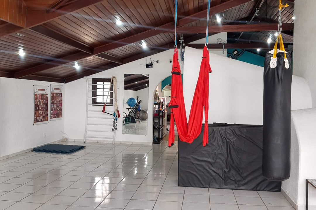 Imagem da estrutura da academia