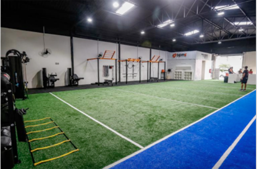 Imagem da estrutura da academia