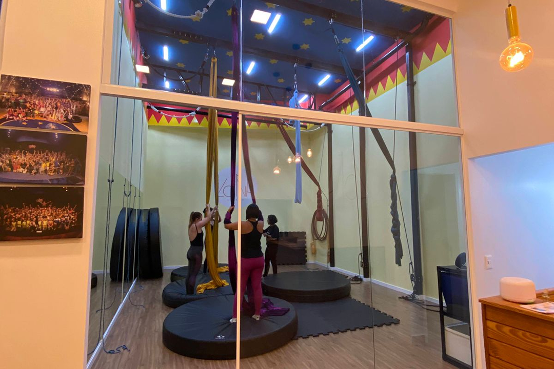 Imagem da estrutura da academia