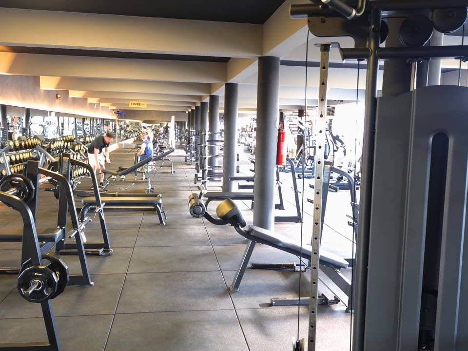 Imagem da estrutura da academia