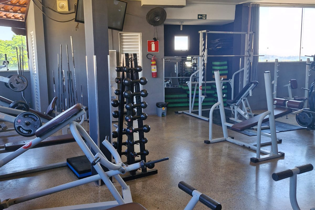 Imagem da estrutura da academia