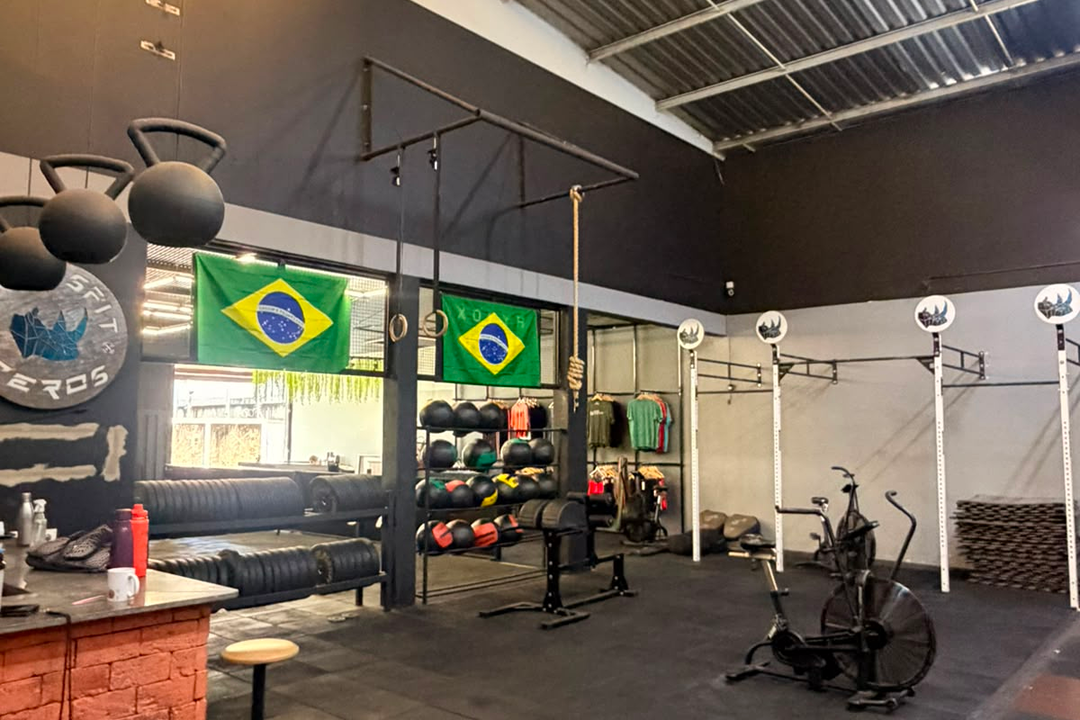 Imagem da estrutura da academia