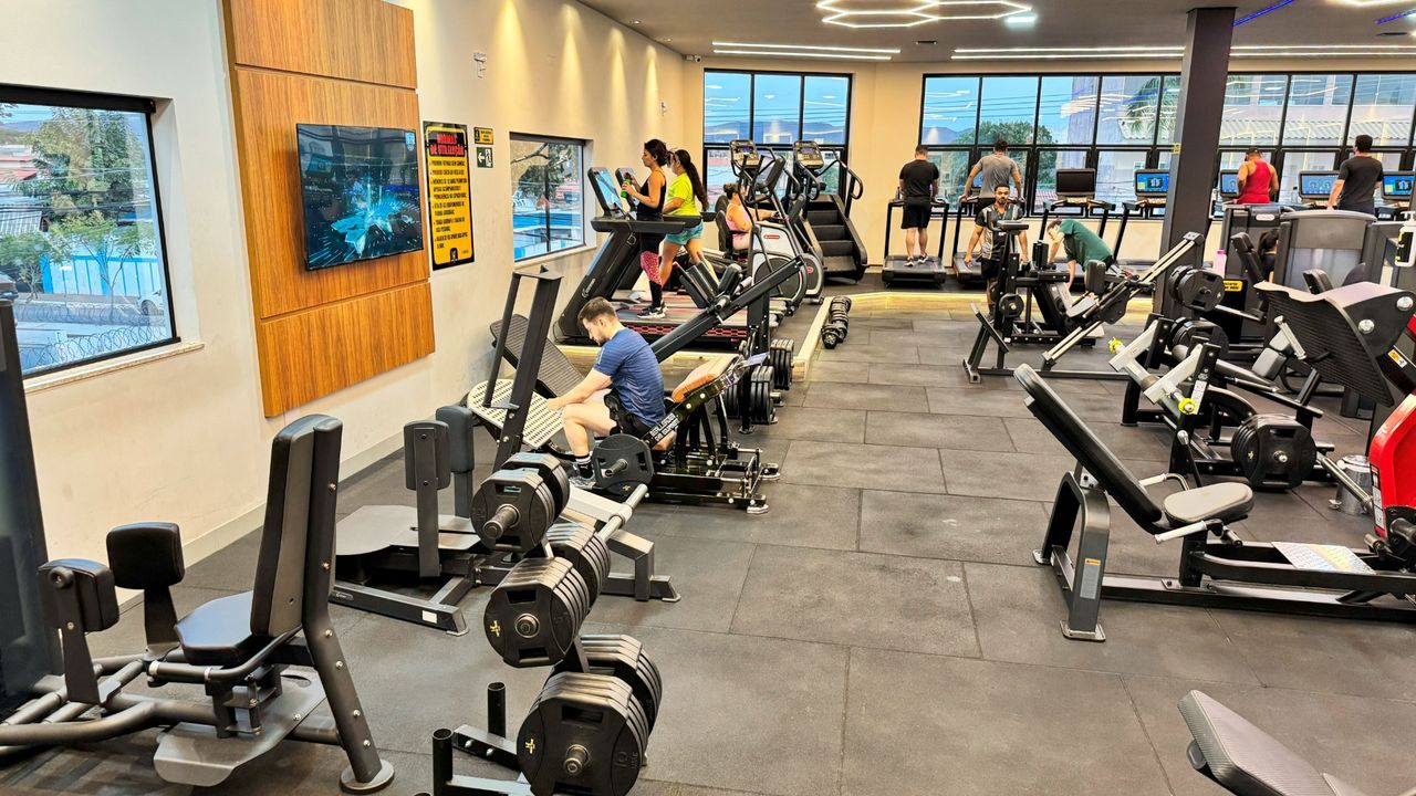 Imagem da estrutura da academia
