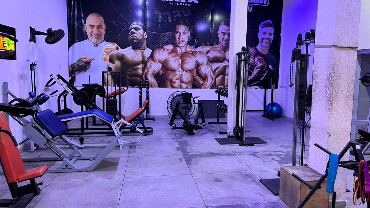 Imagem da estrutura da academia