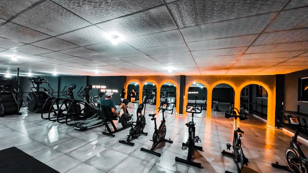 Imagem da estrutura da academia