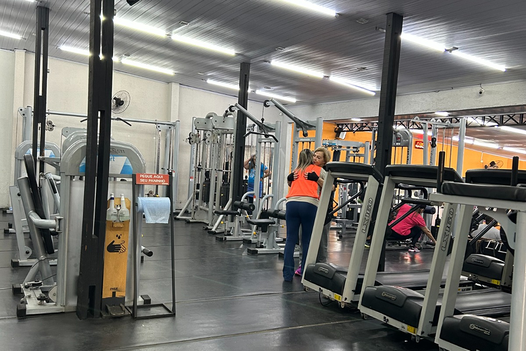 Imagem da estrutura da academia