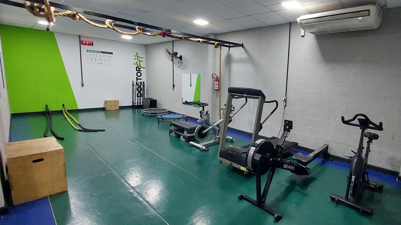 Imagem da estrutura da academia